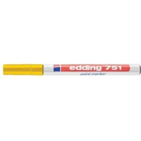 Edding 751 Paintmarker 1-2mm Bullet, Yellow Box 10