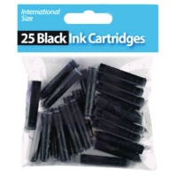 International Ink Cartridges, Black, Pack 25