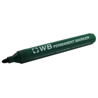 Permanent Marker Bullet Green Box 10