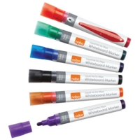 Nobo Liquid Ink Drymarker Assorted Wallet 6