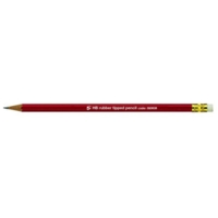 HB Office Pencils Rubber Tipped  Box 12