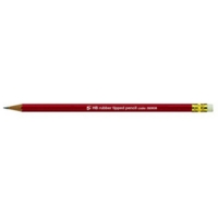 HB Office Pencils Rubber Tipped  Box 12