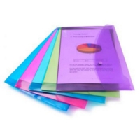 A4+ Rapesco Stud Wallets Assorted, Pack 5 A4+ Rapesco Stud Wallets Assorted, Pack 5