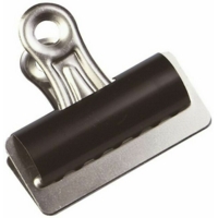 Letter Strong 75mm Black Clips Box of 10