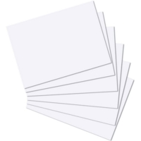 A5 White Card, 160g, 250's