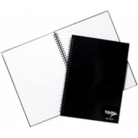 A4 Spiral Bound PLAIN Book Single