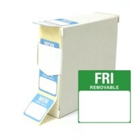 Removable Friday 25mm square 1000 per role/ 25x25mm