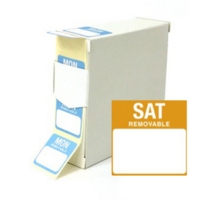 Removable Saturday 25mm square 1000 per role/ 25x25mm