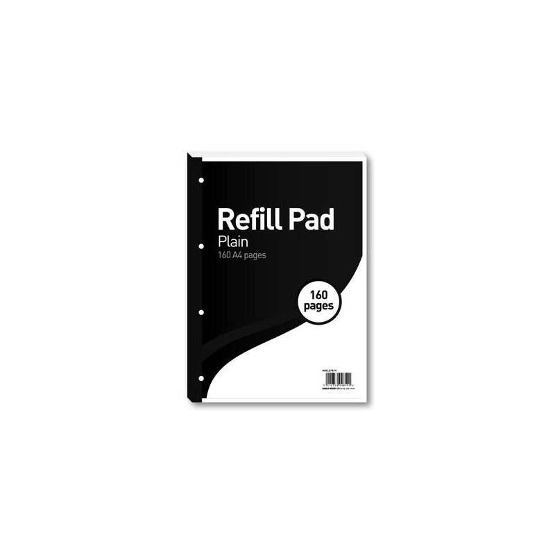 A4 Refill Pad, Plain SINGLE Kingswood Office Supplies