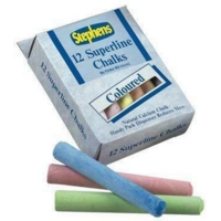 Chalk Coloured Sticks Pack 12 Chalk Coloured Sticks Pack 12