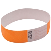 Tyvek Wristbands 19mm Luminous Orange 1,000