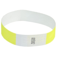 Tyvek Wristbands 19mm Luminous Yellow, 1,000