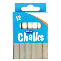 Chalk White Sticks Pack 12 Chalk White Sticks Pack 12