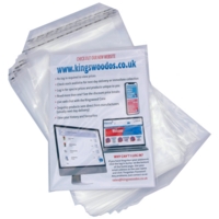 Self Seal Polythene Bag A4 50mu, 230 x 340mm, Box 1,000