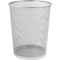 Mesh  Waste Bin, Silver