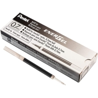 Pentel Energel Refill 0.7mm Black  Pack 12