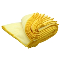 Microfibre Cloths,  Yellow 400x400mm,   Pack 10