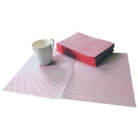 All Purpose Cleaning Cloths 30 x 38cm   Red  Pack 50