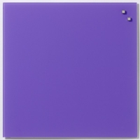 Magnetic Glassboard 450 x 450mm  Purple