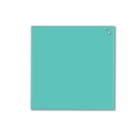 Magnetic Glassboard 450 x 450mm  Turquoise