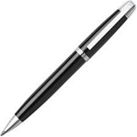 500 Ballpoint Pen - Glossy Blue featuring ChromePl