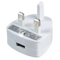 Mains Plug wtth Dual USB Ports