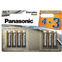 Panasonic Silver AA Batteries 4 + 4 Free