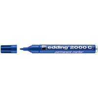 Edding 2000C Permanent Marker Bullet, Blue, Box 10