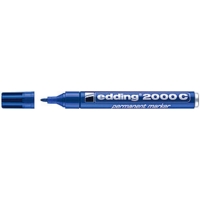 Edding 2000C Permanent Marker Bullet, Blue, Box 10 Edding 2000C Permanent Marker Bullet, Blue, Box 10