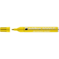 Edding 2000C Permanent Marker Bullet, Yellow, Box 10 Edding 2000C Permanent Marker Bullet, Yellow, Box 10