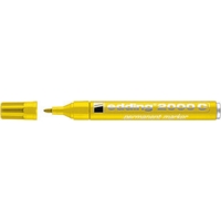 Edding 2000C Permanent Marker Bullet, Yellow, Box 10