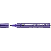 Edding 2000C Permanent Marker Bullet, Purple,  Box 10