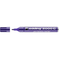 Edding 2000C Permanent Marker Bullet, Purple, Box 10 Edding 2000C Permanent Marker Bullet, Purple, Box 10