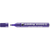 Edding 2000C Permanent Marker Bullet, Purple,  Box 10