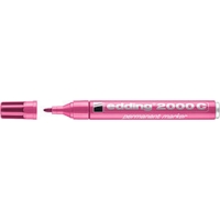 Edding 2000C Permanent Marker Bullet, Pink, Box 10 Edding 2000C Permanent Marker Bullet, Pink, Box 10