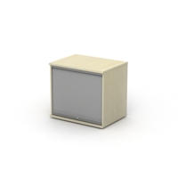 Vertical Door Tambour Unit with 1 shelf