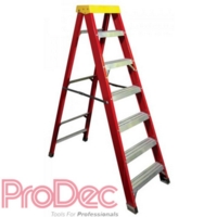 6 Tread Step Ladder Fibre glass and Aluminium 6 Tread Step Ladder Fibre glass and Aluminium