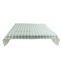 Gingham Rect Table Cloth Duck Egg