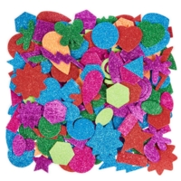 Glitter Foam Shapes