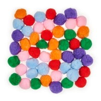 Jumbo Pom Poms Pk 50
