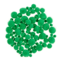 Mini Pompoms Green Mini Pompoms Green