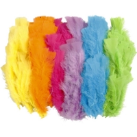 Bright Coloured Feathers - Pack of 144 Bright Coloured Feathers - Pack of 144