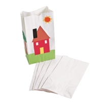 White Paper Craft Bags White Paper Craft Bags