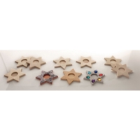 Wooden Tealight Stars Wooden Tealight Stars
