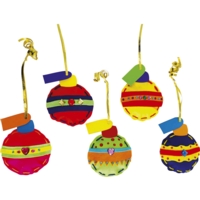 Felt Baubles Pk30 Felt Baubles Pk30