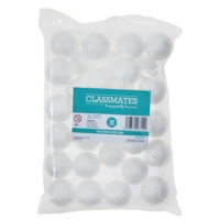 Polystyrene Spheres 40mm Pk30 Polystyrene Spheres 40mm Pk30