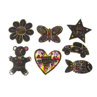 Scratch Designs Shapes - Set Of 98 Scratch Designs Shapes - Set Of 98