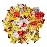 Mixed Leaf Sequins 100g Tub