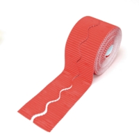 Scalloped Bordette Flame Scalloped Bordette Flame