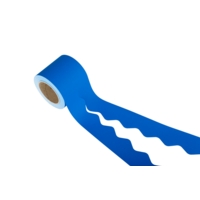 Scalloped Border Rolls 57mmx50m Blue Scalloped Border Rolls 57mmx50m Blue